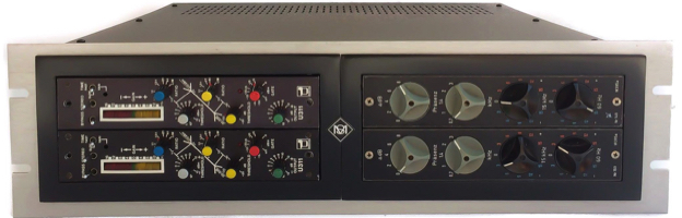 Custom made rack with  Barth U311 compressors and Neumann W395 eq's